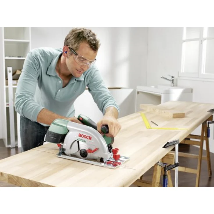 Bosch Kreissäge PKS 66 AF (mit Führungsschiene, 1600 Watt, im Karton) – Bild 5