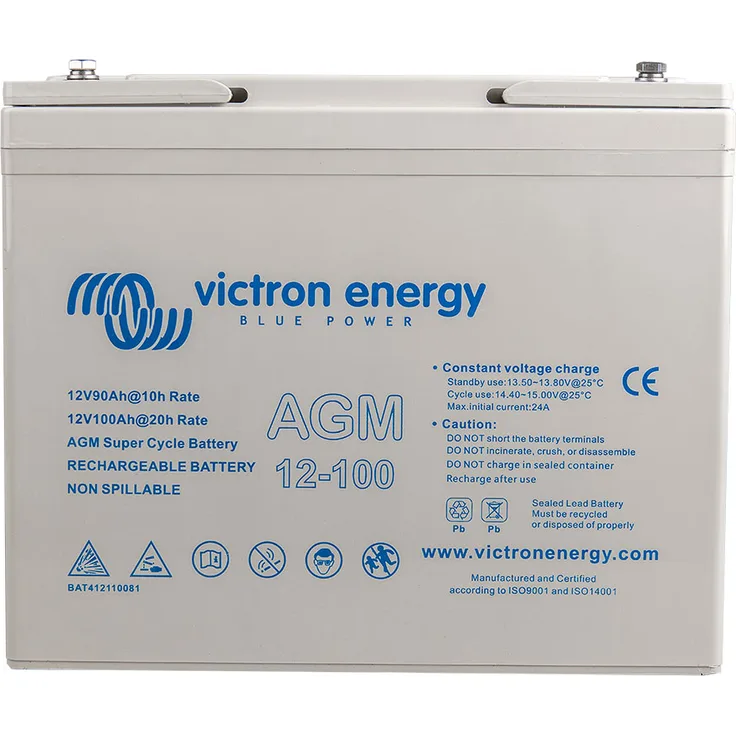 Victron AGM 12V 100Ah Super Cycle Akkue C20