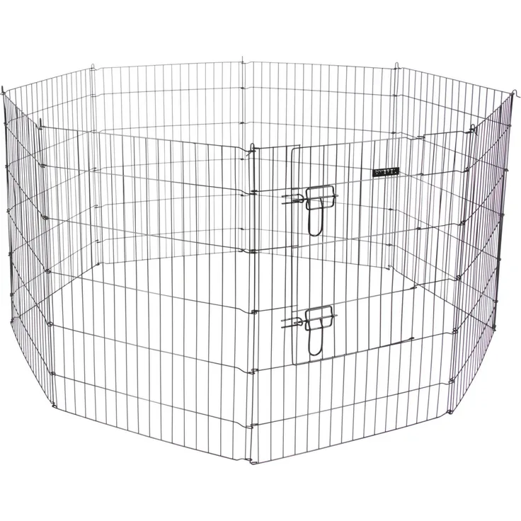 Kerbl Welpen- und Kleintiergehege 78*57cm, 8 Gitter,mit Türe