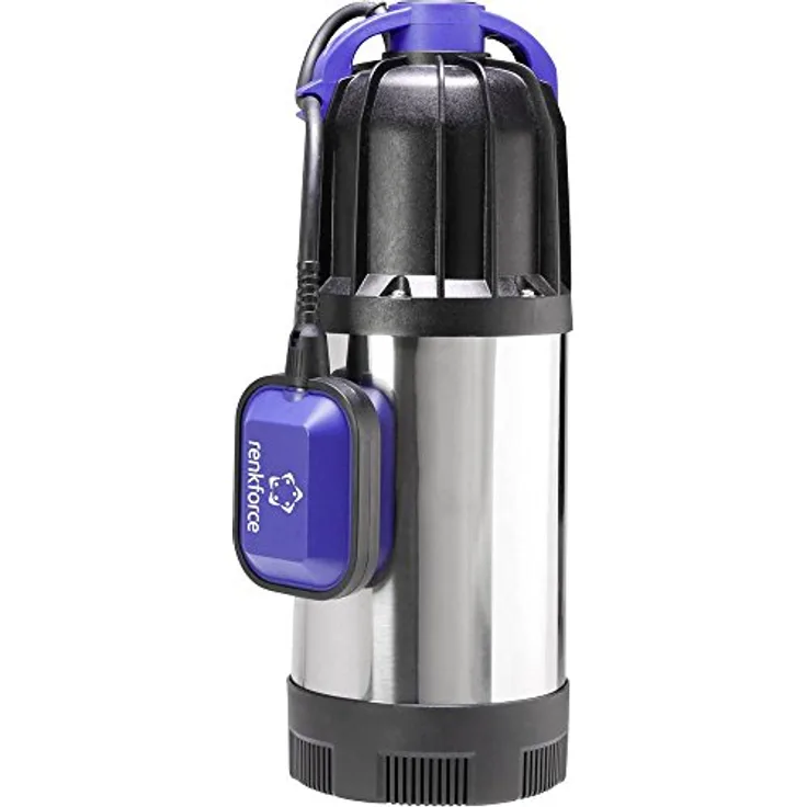 Renkforce 1519501 Tauchdruck-Pumpe mit Schutzkontaktstecker 6500 l/h 30m