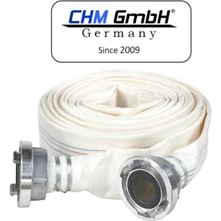 CHM GmbH Bauschlauch 2" 30m 8 Bar mit C-Storz Anschlüsse