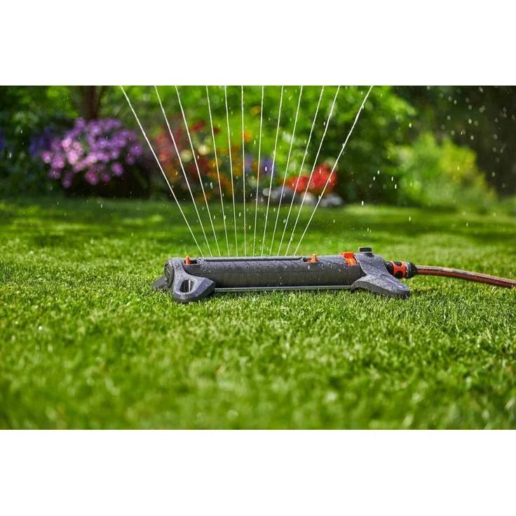GARDENA Viereckregner AquaZoom S - Regner zur Bewässerung von Flächen von 9 -max. 150 m², Reichweite 3 -max. 15 m, Sprengweite 3 -max. 10 m, integrierter Metallfilter (18710-32) – Bild 3