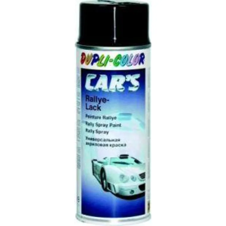 6 Dose Motip Dupli 6 Dose Motip Dupli Cars Rallyelack 400 ml, schwarz, matt (Farben und)