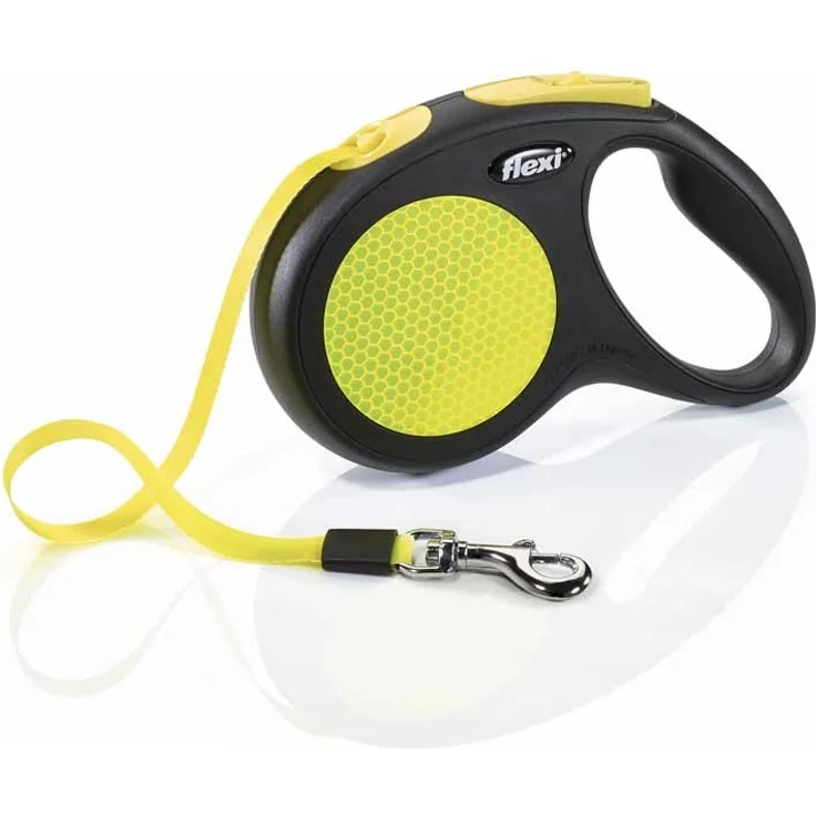 Flexi Hundeleine New Classic M Länge: 5 m, neon – Bild 1