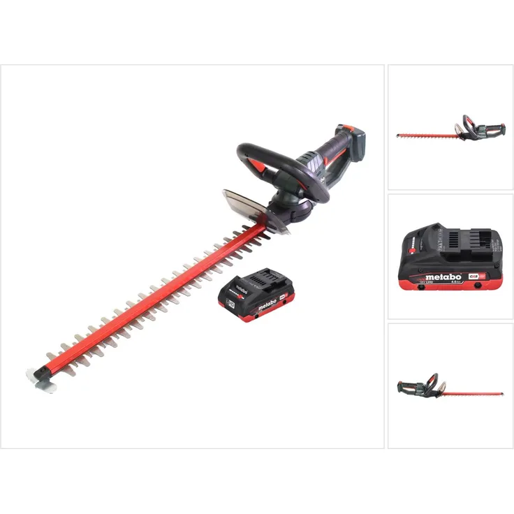 Metabo HS 18 LTX 55 Akku Heckenschere 18 V 53 cm + 1x Akku 4,0 Ah - ohne Ladegerät