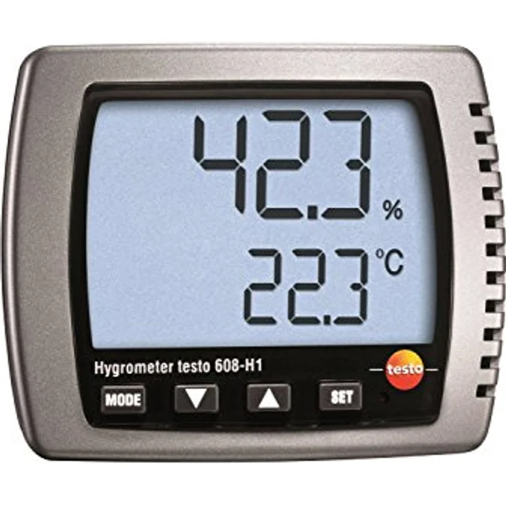 Testo 608-H1 Luftfeuchtemessgerät (Hygrometer) 10% rF 98% rF Taupunkt-/Schimmelwarnanzeige – Bild 1