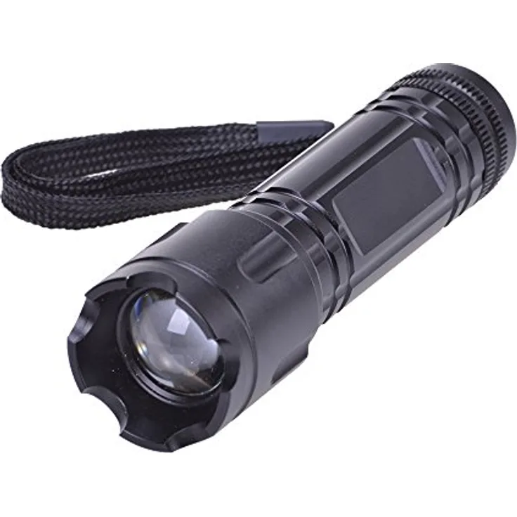 Taschenlampe 3W LED Focus Flashlight 90Lumen Ø34xL112 Aluminium 3Funktionen