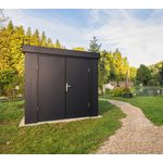 Ilesto Gerätehaus John – Zweiflügeltür, Anthrazit