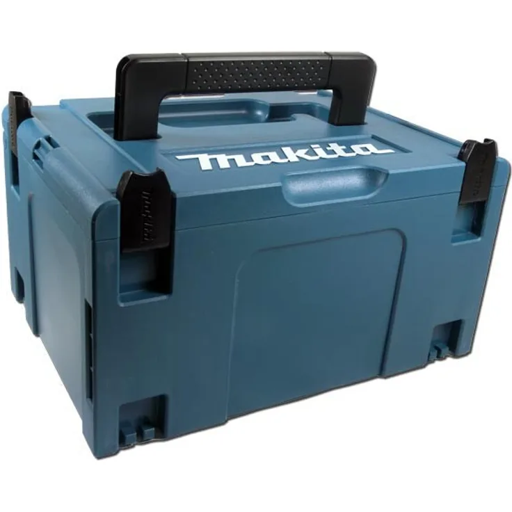 Makita Makpac Werkzeugkoffer Größe 3, 821551-8, Systainer blau stapelbar 29,6 x 39,6 x 21 cm Transportkoffer