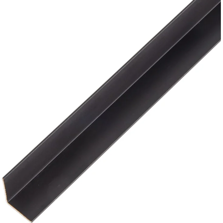 Alberts® Winkelprofil, gleichsch., Alu schwarz elox., LxBxHxS 1000 x 15 x 15 x 1 mm 488291 – Bild 2