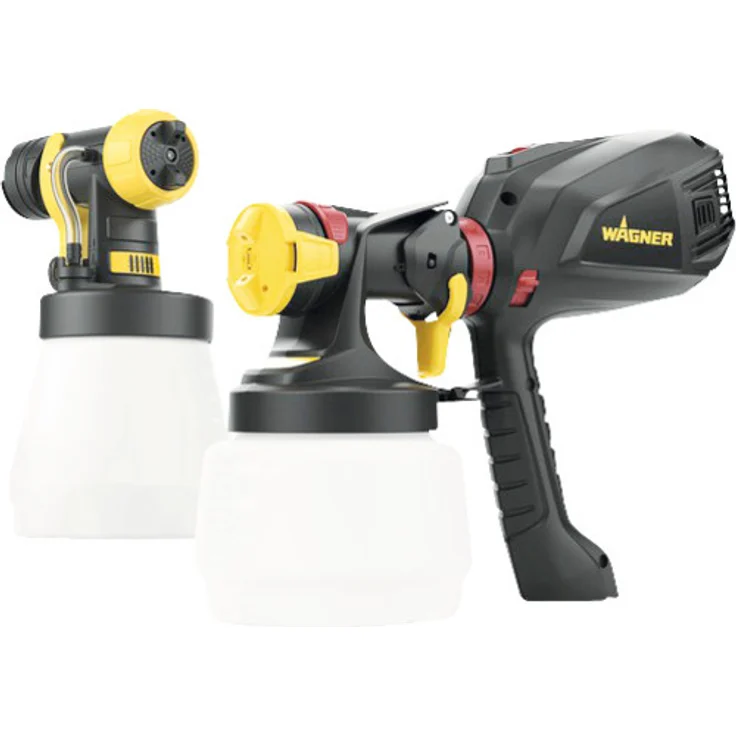 WAGNER Farbsprühsystem W 575 FLEXiO für Dispersions- und Latexfarben, Lacke und Lasuren im Innenbereich, 15 m² in 6 min, Behälter 1300 ml-800 ml, 630 W – Bild 9