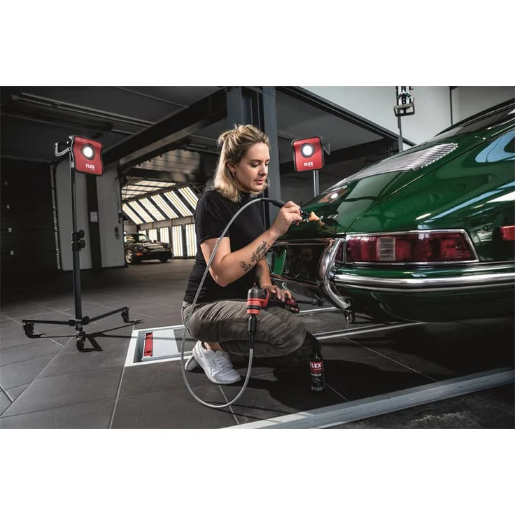 Flex Flexible Welle FS 140 Set inkl. 12 Polierschwämme + L-BOXX , passend für PXE 80 10.8-EC – Bild 4