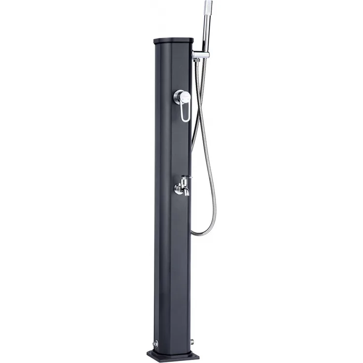 Formidra Jolly Go2 Solardusche 20 Liter Gartendusche Außendusche Aluminium Anthrazit