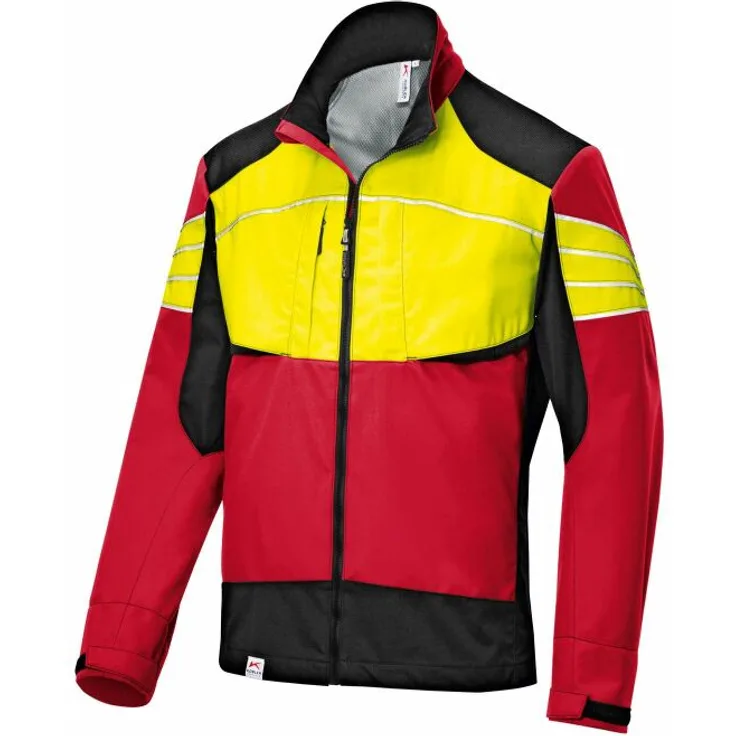 Kübler FOREST Ultrashell Jacke, rot/warngelb, XS 17505227