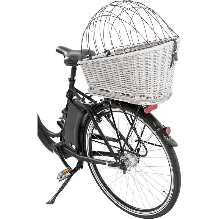 Trixie Fahrradkorb mit Gitter für Gepäckträger – Bild 1