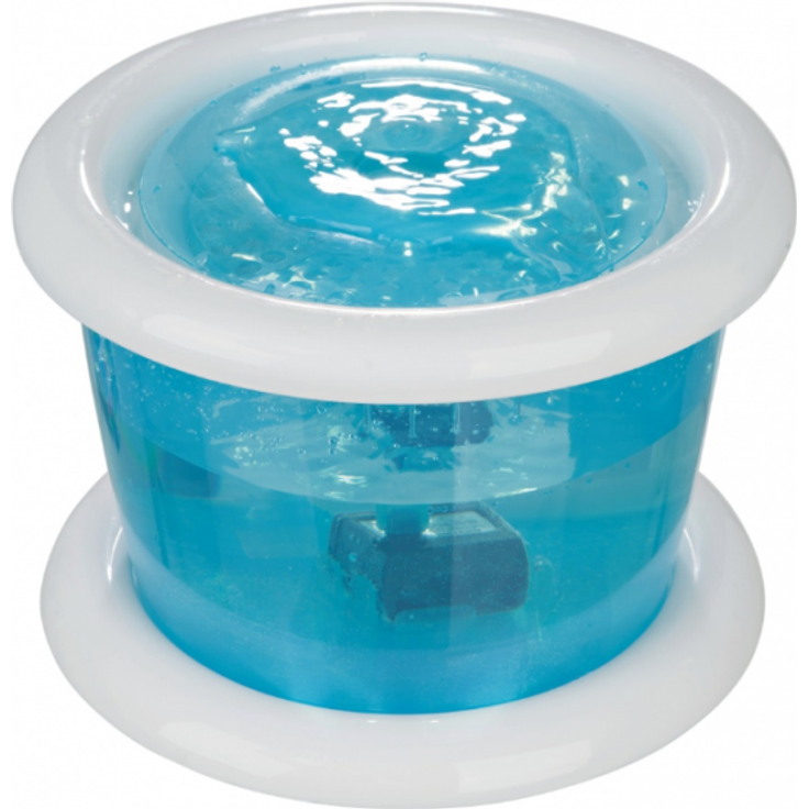 Trixie Wasserautomat Bubble Stream 3 l, blau-weiß – Bild 1