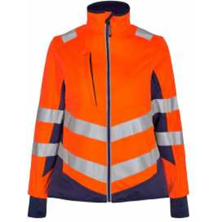 ENGEL Warnschutz Softshelljacke Safety Damen 1156-237 Gr. 2XL orange-blue ink