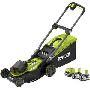 Bild für RYOBI RY18LMX40A-240 18V Akku-Rasenmäher mit 2 Akkus & Ladegerät 40 cm Schnittbreite