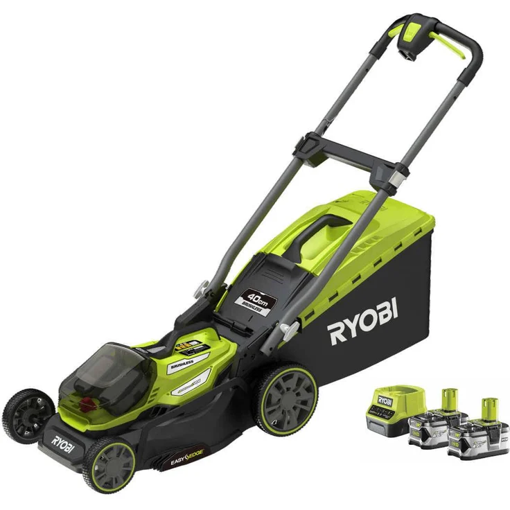RYOBI RY18LMX40A-240 18V Akku-Rasenmäher mit 2 Akkus & Ladegerät 40 cm Schnittbreite – Bild 1