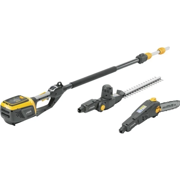 STIGA 278720008-ST3 Akku-Heckenschere Astschere Teleskopgriff ohne Akku ohne Ladegerät 350 W 48 V Lithium - Ohne Akku und Ladegerät