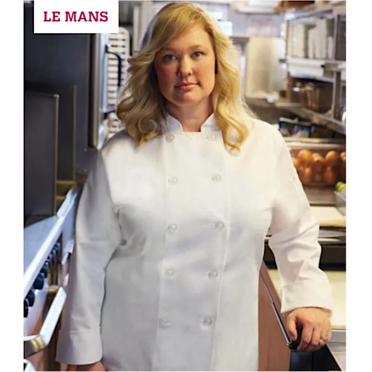 Chef Works Kochjacke Le Mans weiß Kochbekleidung Bäckerjacke Berufskleidung XS - Damen