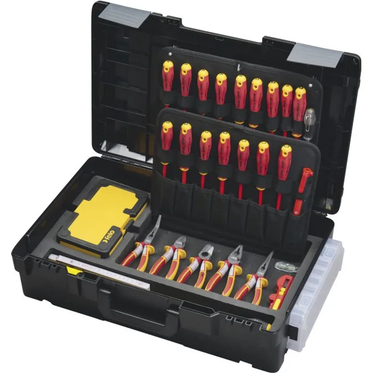 VDE Werkzeugkoffer Ergonic E-Slim, 78-teilig in XL-Boxx