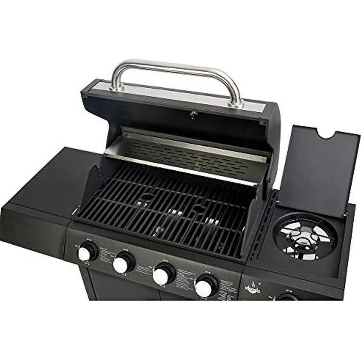 Barbecue El Fuego Gasgrill San Angelo mit 4 Brenner + 1 Seitenbrenner BBQ – Bild 5
