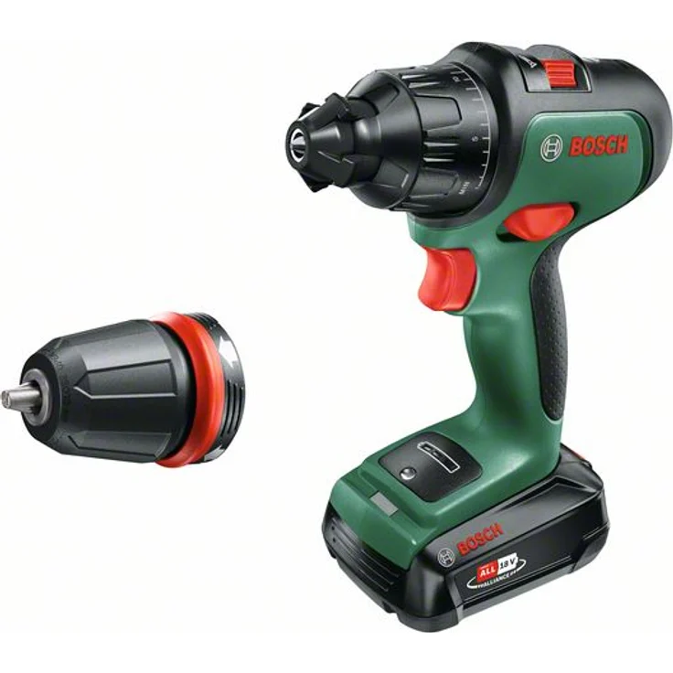 Bosch Advanced Impact 18 06039B5108 Power for All 18V Akku-Schlagbohrschrauber 1 x 2,5 Ah mit Akku mit Ladegerät mit Tragekoffer – Bild 3