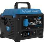 Güde Inverter Stromerzeuger ISG 1200 ECO Notstromaggregat Benzin-Generator 1200 Watt Leistung 5,6 Stunden Laufzeit