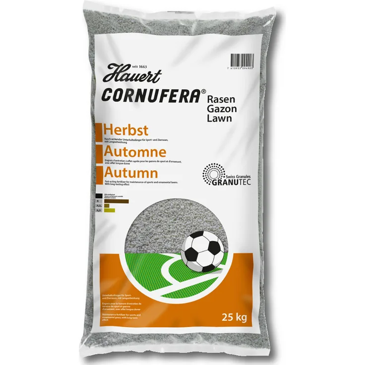 Hauert Cornufera® Herbst Rasendünger, 25 kg