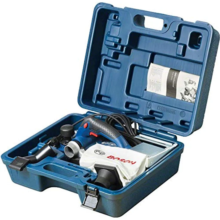 Bosch Professional Handhobel GHO 26-82 D (inkl. Parallelanschlag, Sechskantstiftschlüssel SW 2,5, Stoffstaubbeutel, im Koffer) – Bild 2