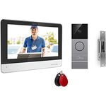 Video Türsprechanlage mit Türöffner, App & RFID Chip für 1 Familienhaus