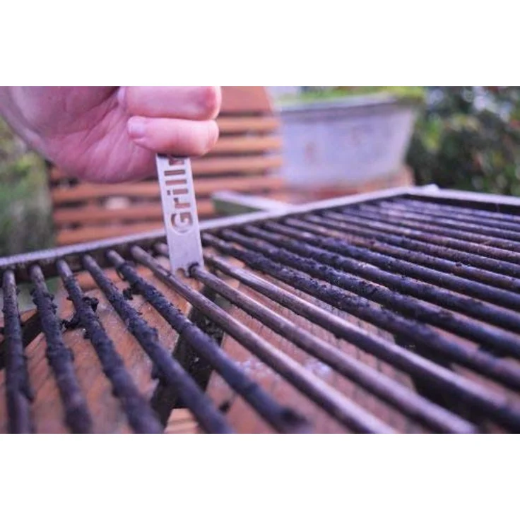 BBQ Equipment Grillrostschaber aus Edelstahl, Grillrostreiniger Reiniger Grill – Bild 3