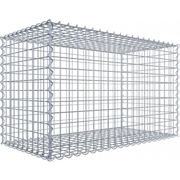 Gabiona Gabione 100 cm x 60 cm x 50 cm (L x H x T), Maschenweite 5 cm x 5 cm, Spirale