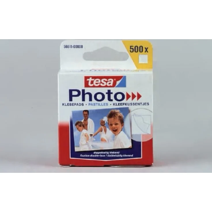tesa Photo Klebepads, Big Pack weiß, 500 Stück - Preisvergleich – Bild 2