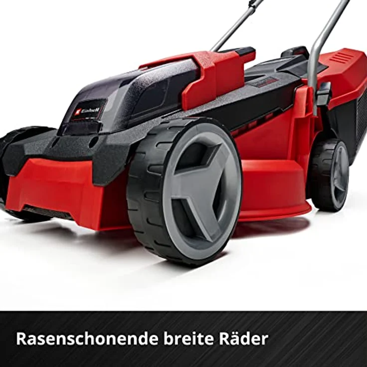Einhell City Akku-Rasenmäher GE-CM 18-30 Li Kit Power X-Change - Li-Ion, 18 V, bis 150 m², 30 cm Schnittbreite, 3-stufige Schnitthöhenverstellung, inkl. 18 V 3 Ah-Akku und Ladegerät – Bild 10