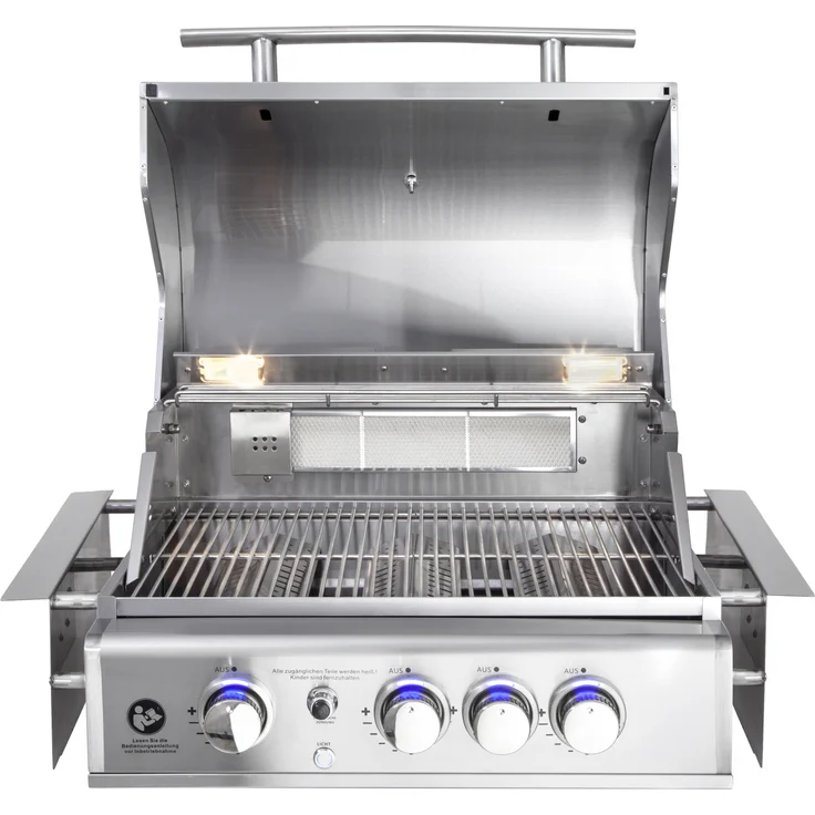 Allgrill Top-Line Chef M Built-In Gasgrill Einbaugrill Edelstahl Air System 3 Brenner/Backburner – Bild 4