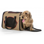 Hunter Tragetasche Kansas beige-rot 48x30x30 cm