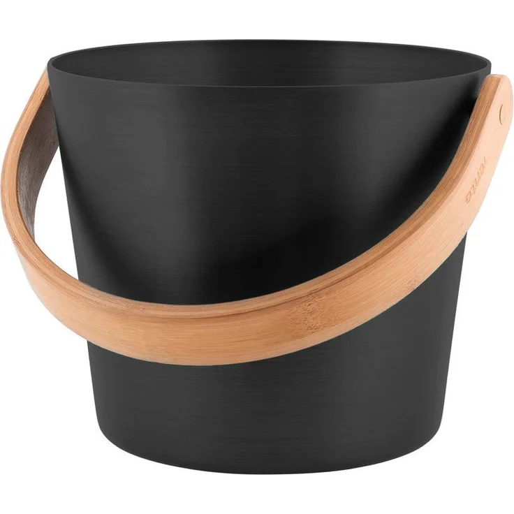 Rento - Sauna Eimer aus Aluminium - Schwarz – Bild 1