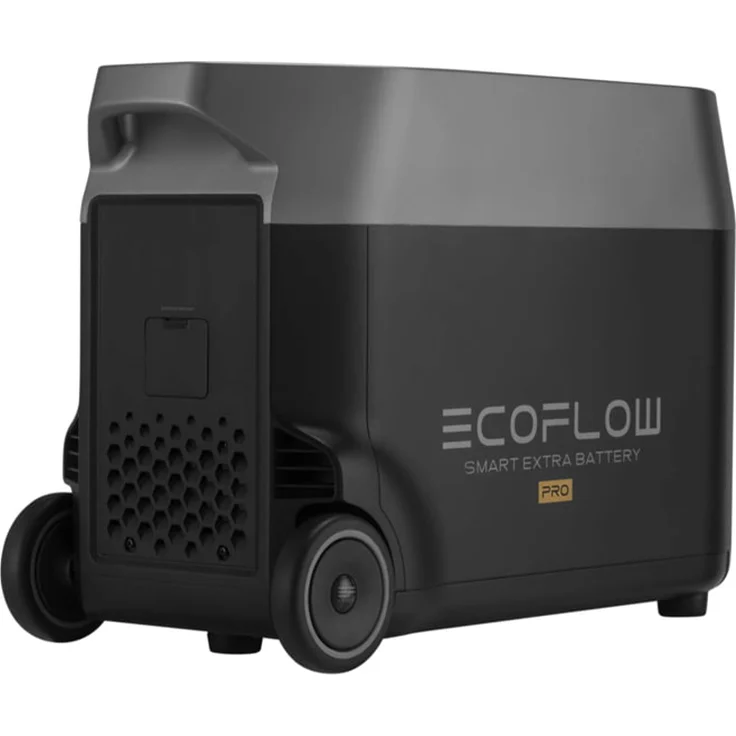 EcoFlow Delta Pro Extra Akkuerweiterung Elektro 3600 Wh Laufrollen 230 V Elektrostart 45 kg – Bild 3