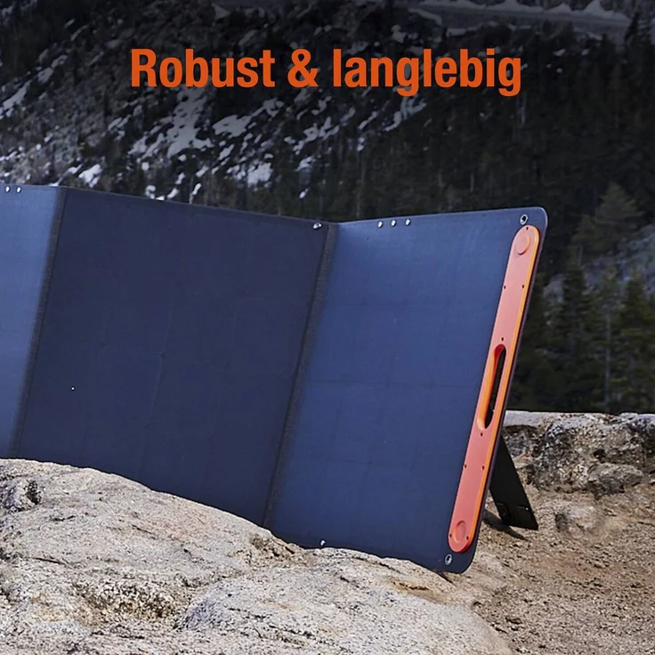 Jackery Faltbares Solarpanel SolarSaga 200, Ausgänge: 1x USB-A 2.0 / 1x USB-C, Ausgangsspannung 18 V – Bild 5