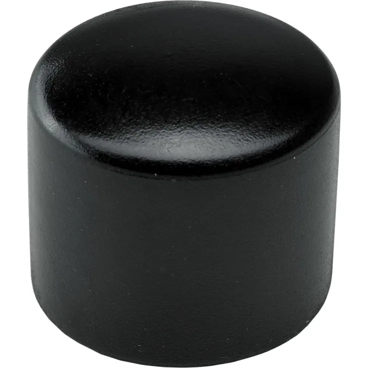 Hettich Fußkappe für Rundrohre Ø25 mm schwarz, Kunststoff, 4 Stück