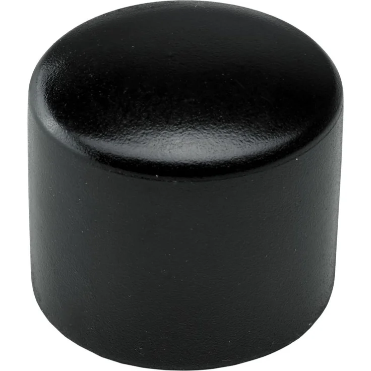 Hettich Fußkappe für Rundrohre Ø25 mm schwarz, Kunststoff, 4 Stück