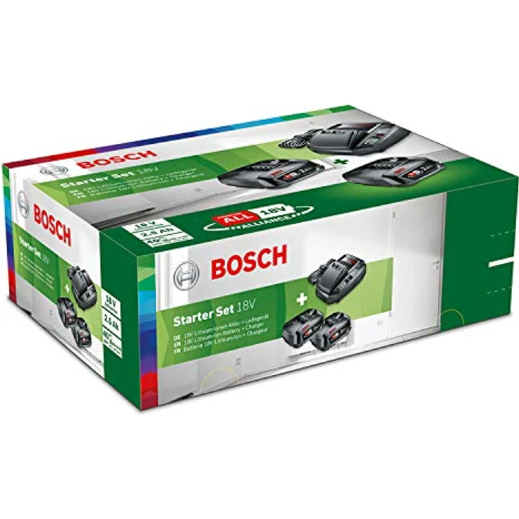 Bosch AL 1830 CV + 2 x PBA 18 V 2,5 Ah 2 x Werkzeugakku 18 V 2,5 Ah Ladegerät, Starter-Set – Bild 4