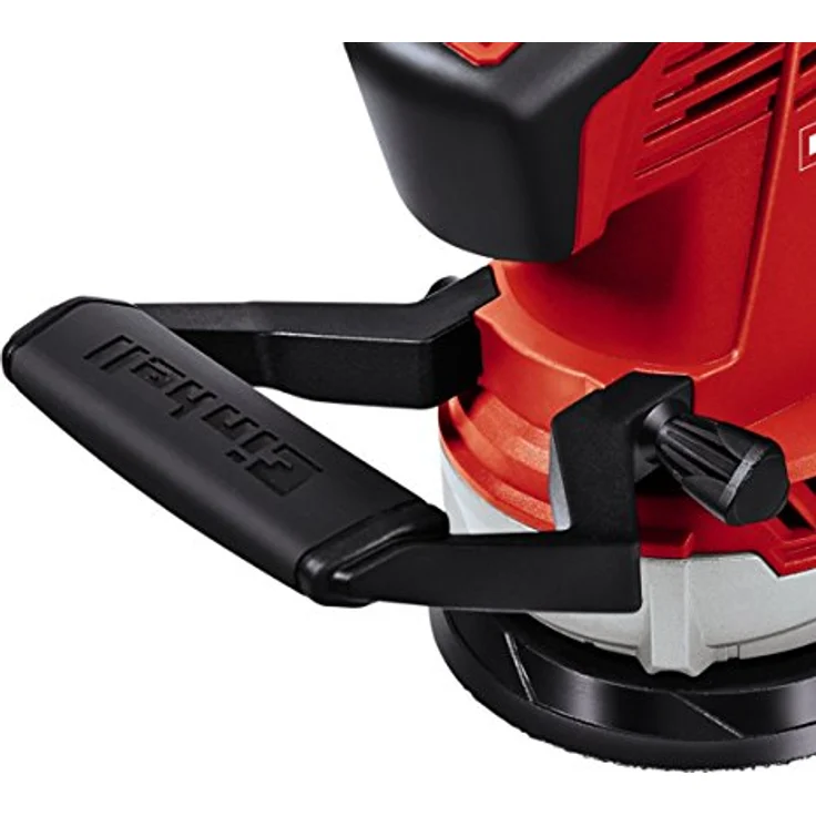 Einhell Exzenterschleifer TE-RS 40 E (400 W, Schleifteller Ø 125 mm, Drehzahlregelung, Staubfangbox und Absaugadapter, Koffer) – Bild 5