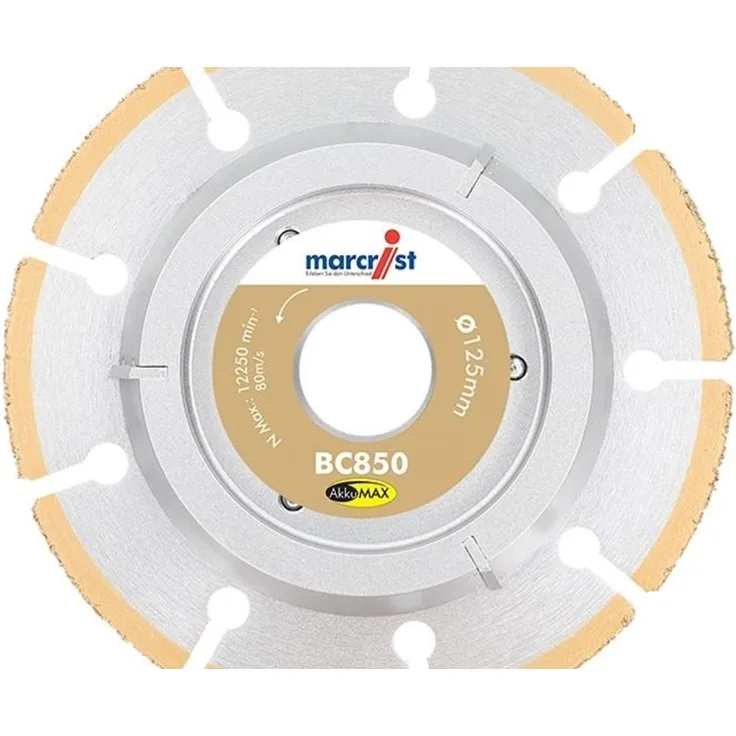 Marcrist BC850 AkkuMax 125x22.23 Trenn-& Anfasscheibe