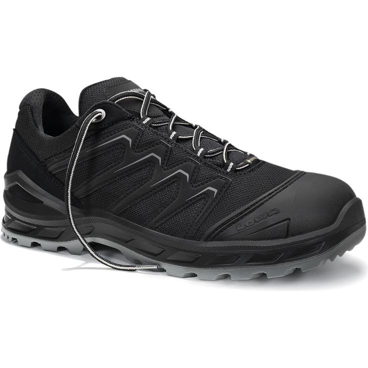 Lowa LARROX Work GTX Low S3 schwarz-grau, 43 (UK 8.5)