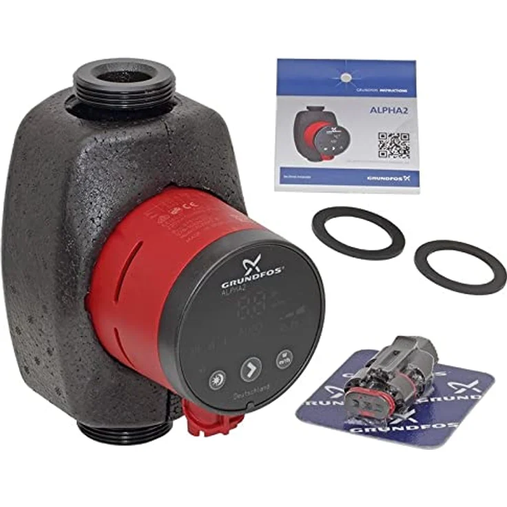 Grundfos Hocheffizienz-Umwälzpumpe Alpha2 25-60 N 180 mm – Bild 1
