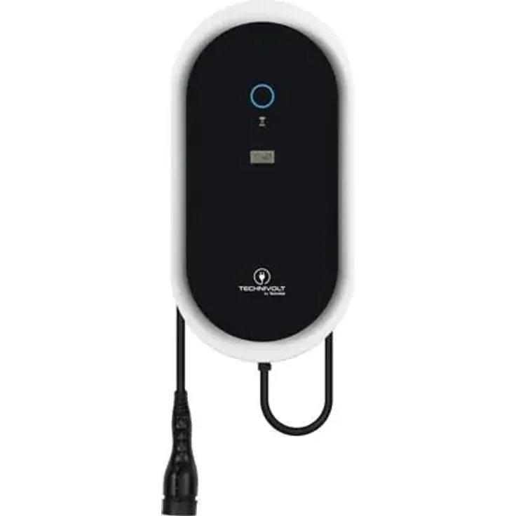 Technivolt 2200 Smart Wallbox 22kW mit 5m Ladekabel, Schwarz-Grau (0000-6302)