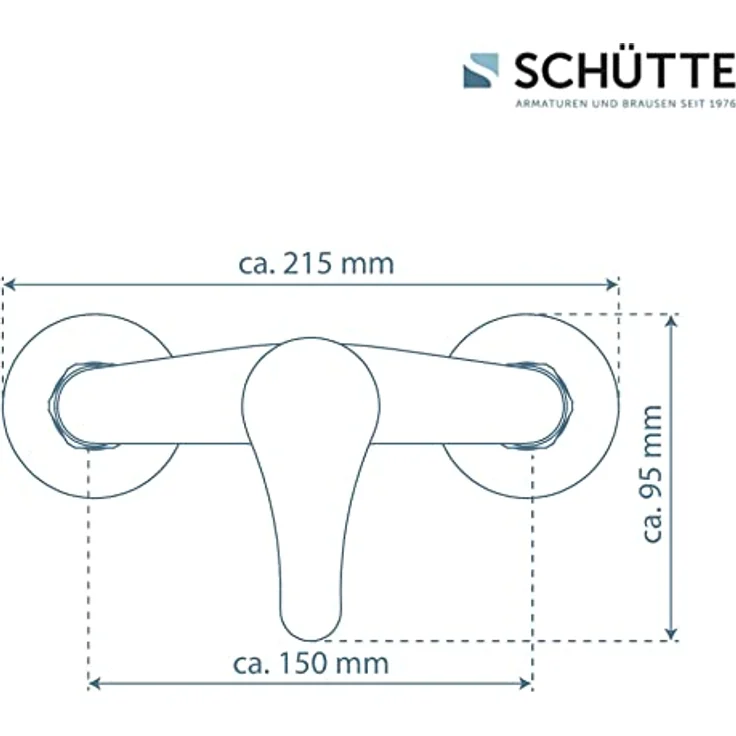 SCHÜTTE ATHOS Duscharmatur, Chrom – Bild 4